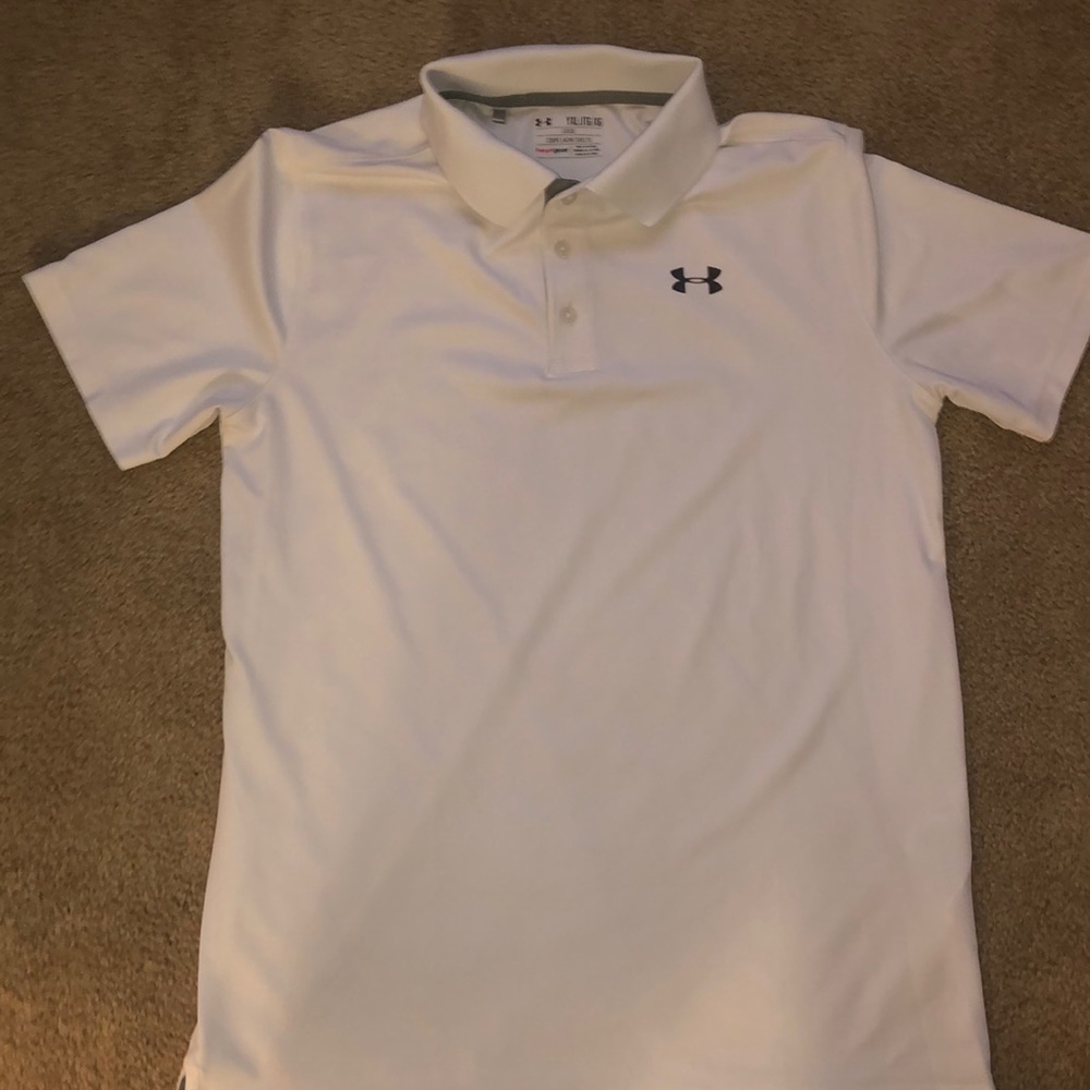 Youth XL under armor golf shirt